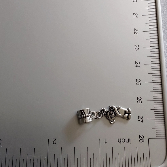 Teddy Bear Charm for European Style Bracelets Fits Pandora Systems - Picture 2 of 3